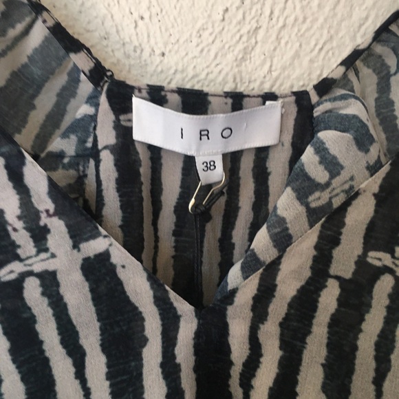 IRO Kaprine Chiffon Tank Top NWT Sz 6/M 38 - Picture 8 of 10